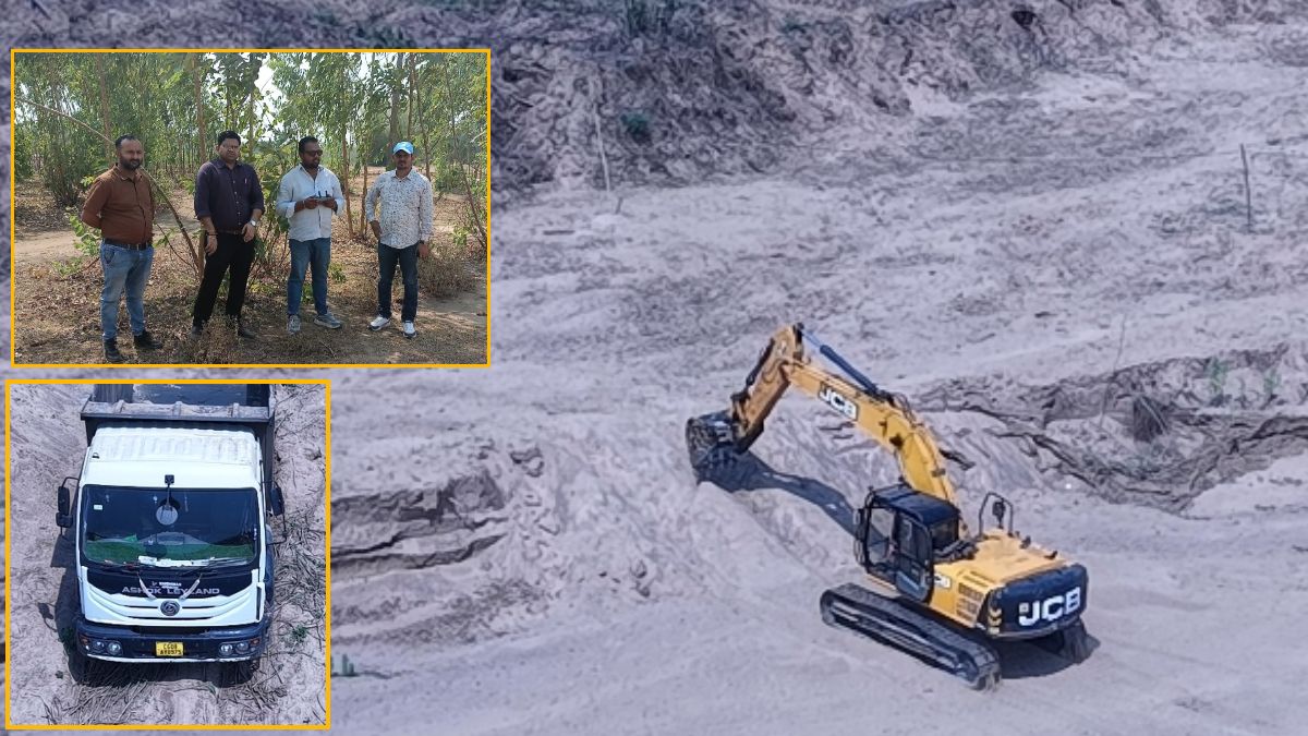 ड्रोन निगरानी से अवैध खनन पर कड़ा प्रहार : हाई-रिज़ॉल्यूशन कैमरा, नाइट विजन और AI से लैस ड्रोन से सटीक निगरानी, पोकलेन व हाईवा जब्त