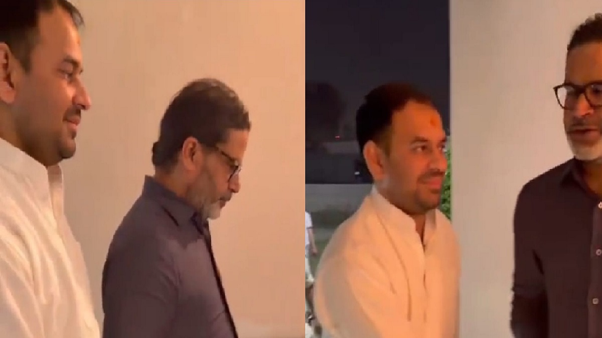बिहार में खेला करने को तैयार लालू के बड़े लाल तेज प्रताप यादव, देर रात प्रशांत किशोर से की मुलाकात