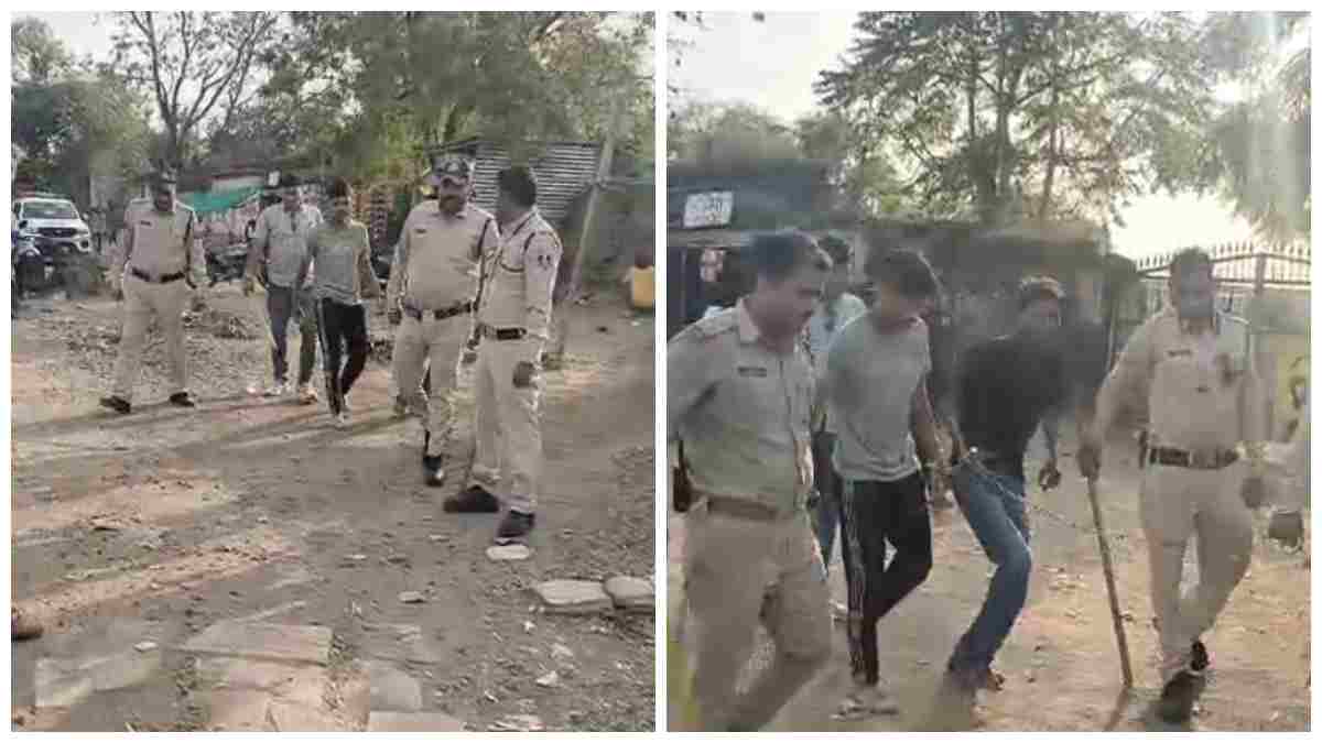 लिफ्ट मांगने की सजा मौत! पुलिस ने किया हत्याकांड का खुलासा, आरोपियों का निकाला जुलूस