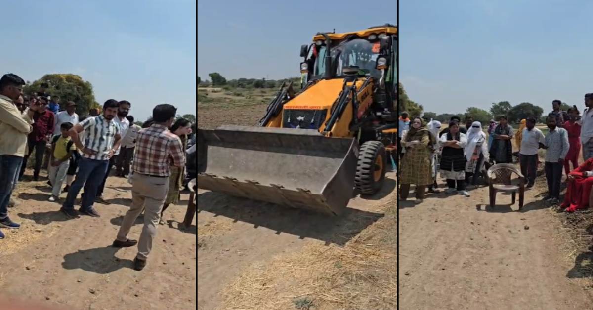 अतिक्रमण हटाने पहुंची राजस्व टीम पर पथराव: JCB को बनाया निशाना, आरोपियों को भेजा जेल