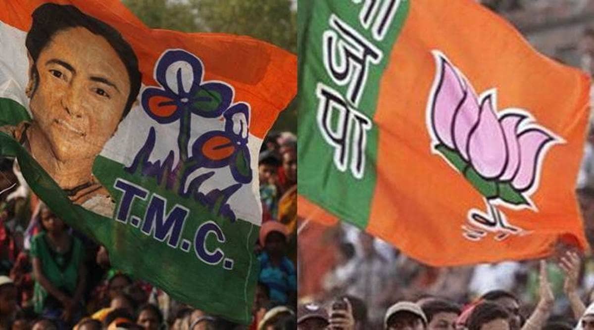 बंगाल चुनाव: मतदान से पहले जंग का मैदान बना बंगाल, कोलकाता में TMC-BJP के बीच झड़प, 9 गिरफ्तार, बीजेपी उम्मीदवार पर दो FIR दर्ज