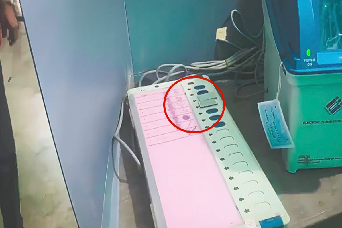 बीजेपी की शिकायत पर बंगाल में EC का बड़ा एक्शन : जहां-जहां EVM पर टेप, वहां दोबारा मतदान के आदेश…