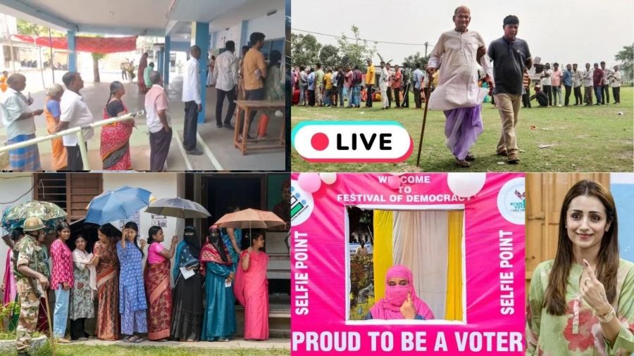 Vidhan Sabha Chunav 2026 : बवाल के बीच पश्चिम बंगाल में एक बजे तक 62.18% मतदान, तमिल नाडु में पूर्ण शांति ; अबतक 56.81% वोटिंग