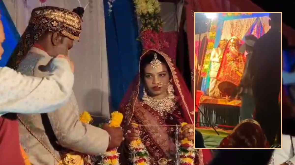 शादी में प्रेमी की एंट्री, दुल्हन ने दूल्हे के सामने प्रेमी को पहनाई वरमाला, देखते रह गए बाराती