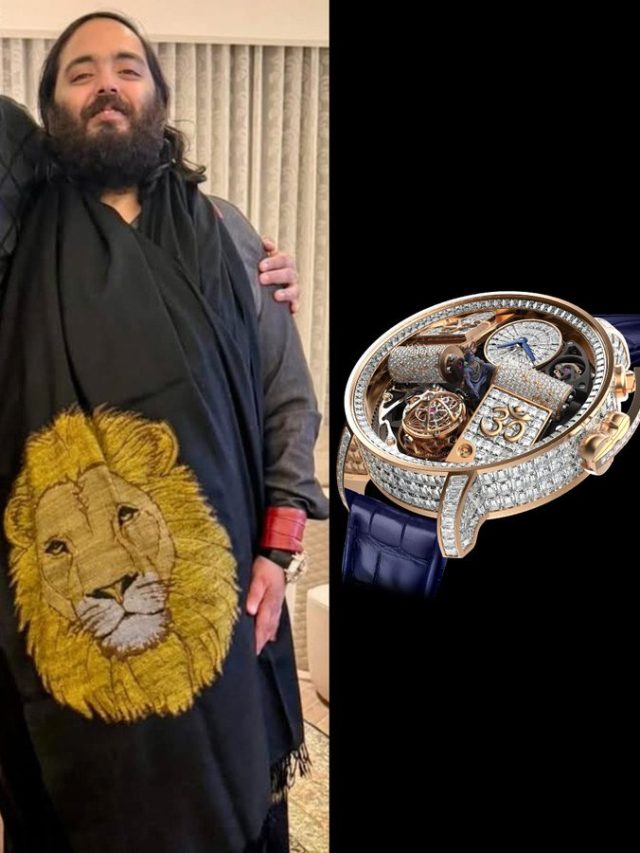 अनंत अंबानी ने पहनी हीरों से जड़ी ₹12 करोड़ की घड़ी, बीच में बैठे हैं भगवान शिव