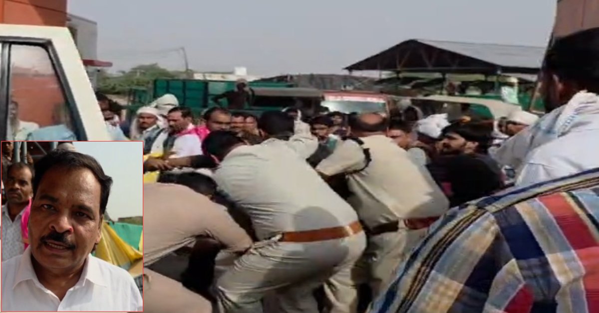 कृषि उपज मंडी में बवाल: अन्नदाताओं ने की नायब तहसीलदार की पिटाई, जान बचाकर भागे अधिकारी