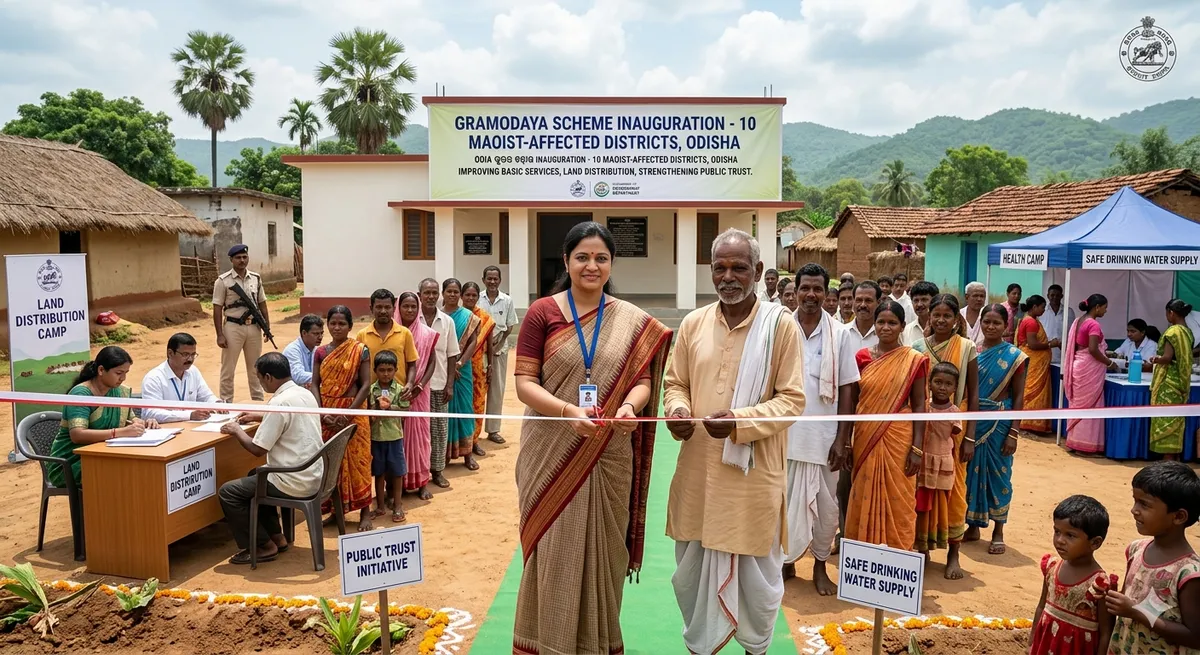 माओवाद प्रभावित 10 जिलों में ‘ग्रामोदय योजना’ तेज: ओडिशा सरकार ने कलेक्टरों को दिए सख्त निर्देश