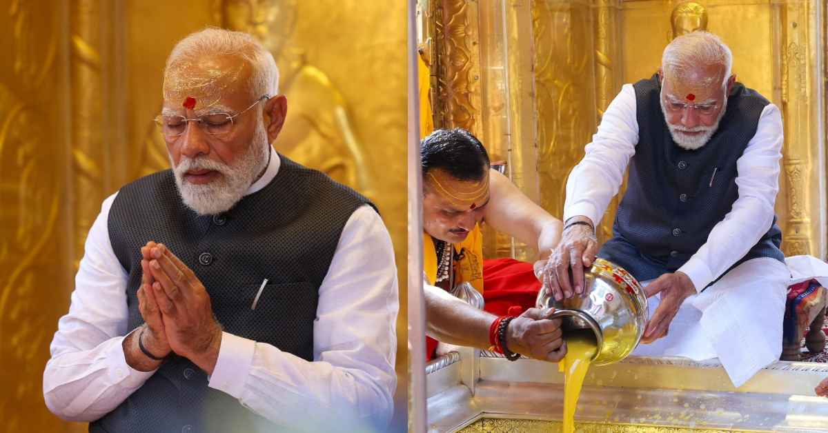 हर-हर महादेव… PM मोदी ने काशी विश्वनाथ मंदिर में किया दर्शन पूजन, लोकमंगल की कामना