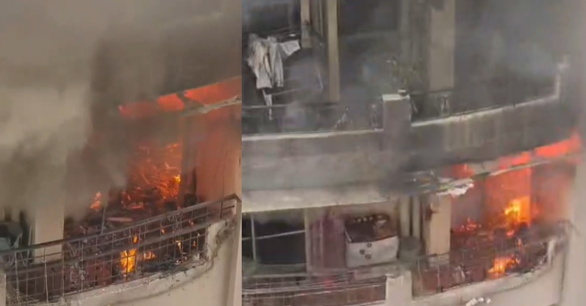 दूध ने लगाई आग! डॉक्टर के पास गए थे घर मालिक, वापस लौटे तो घर से निकल रही थी तेज लपटें