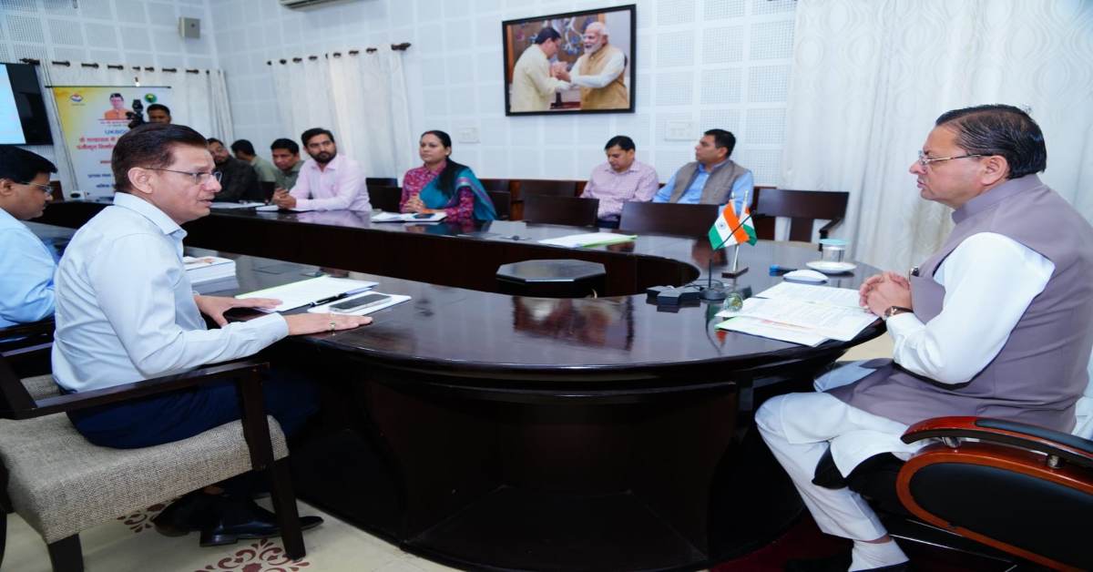 CM धामी ने श्रमिक सेवा मोबाइल एप का किया लोकार्पण, 8,005 श्रमिकों के खाते में भेजी करोड़ों की राशि