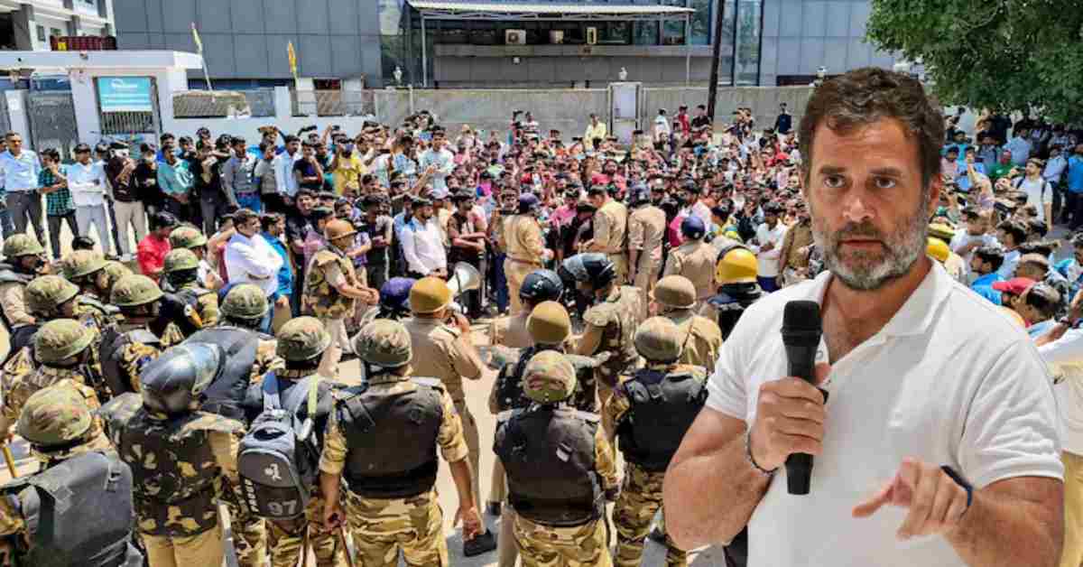 नोएडा हिंसा पर सियासत, राहुल ने सरकार पर साधा निशाना, कहा- यही है “विकसित भारत” का सच