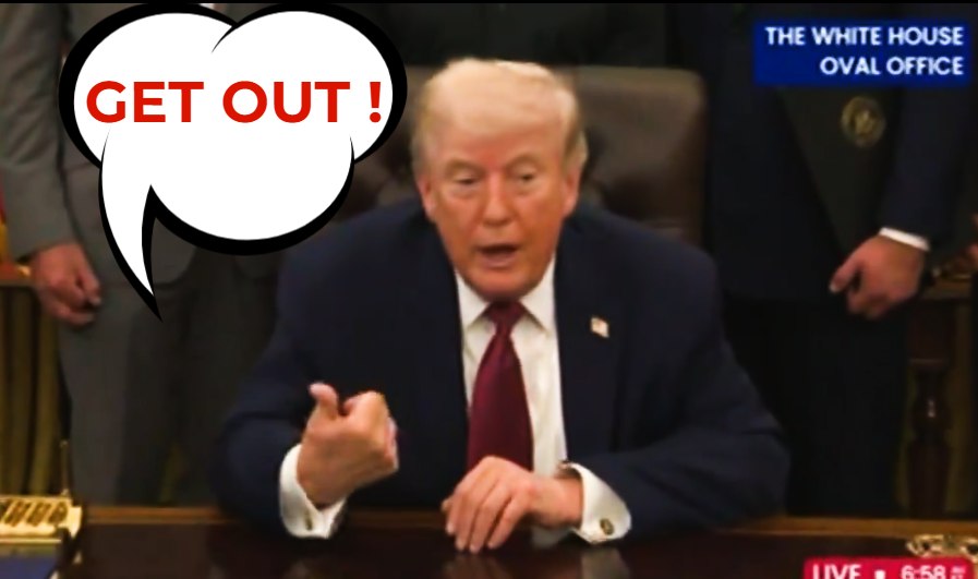 ईरान के भारतीय जहाजों पर हमले को लेकर रिएक्शन ? पत्रकार के इस सवाल पर भड़के ट्रंप, बोले- GET OUT !