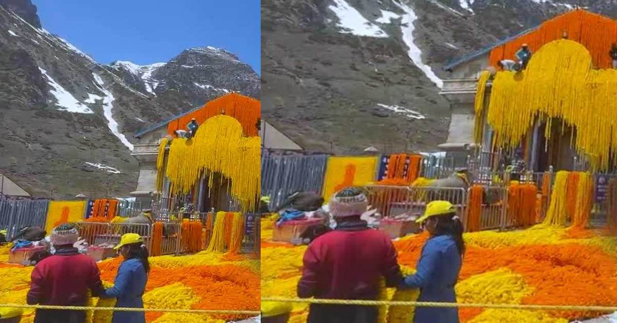 सज रहा बाबा का दरबार: कपाट खुलने से पहले पूरी की जा रही तैयारियां, 51 क्विंटल फूलों से सजाया जा रहा श्री केदारनाथ धाम
