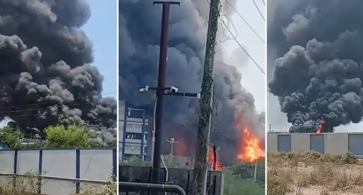 भरूच का झगड़िया एरिया केमिकल फैक्ट्री में विस्फोट से थर्राया; आग ने किया तांडव, कई मजदूर घायल