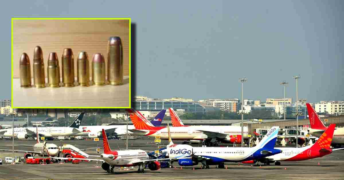 लखनऊ एयरपोर्ट पर कारतूस बरामद, दिल्ली जा रहा संदिग्ध हिरासत में, जांच जारी
