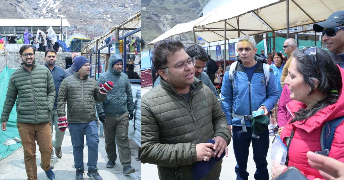Shri Kedarnath Yatra : व्यवस्थाओं का जायजा लेने ग्राउंड पर उतरे DM, श्रद्धालुओं से किया संवाद