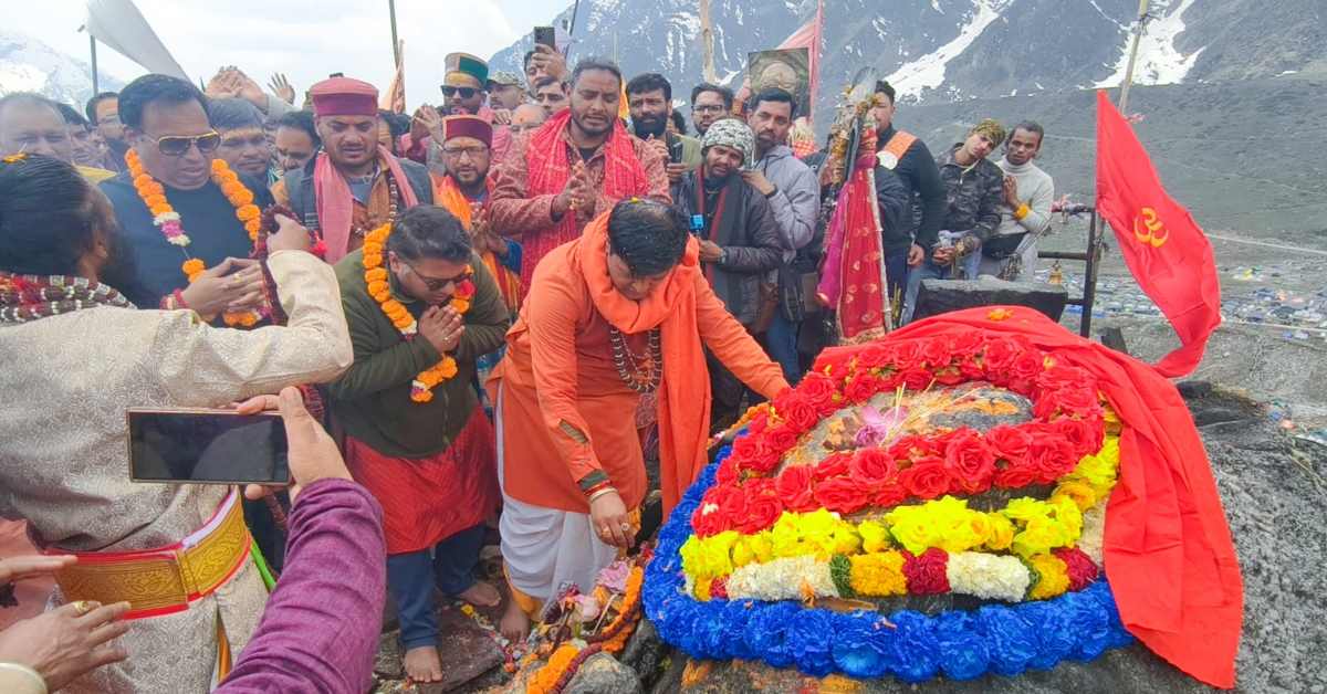 केदारनाथ दाम के रक्षक श्री भकुंट भैरवनाथ मंदिर के कपाट भी खुले, बड़ी संख्या में श्रद्धालु हुए शामिल