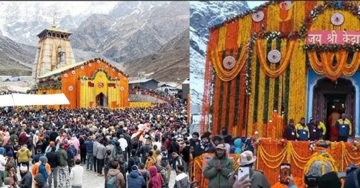 केदारनाथ में श्रद्धालुओं की भीड़, अब तक 1 लाख 10 हजार भक्तों ने किए बाबा केदारेश्वर के दर्शन