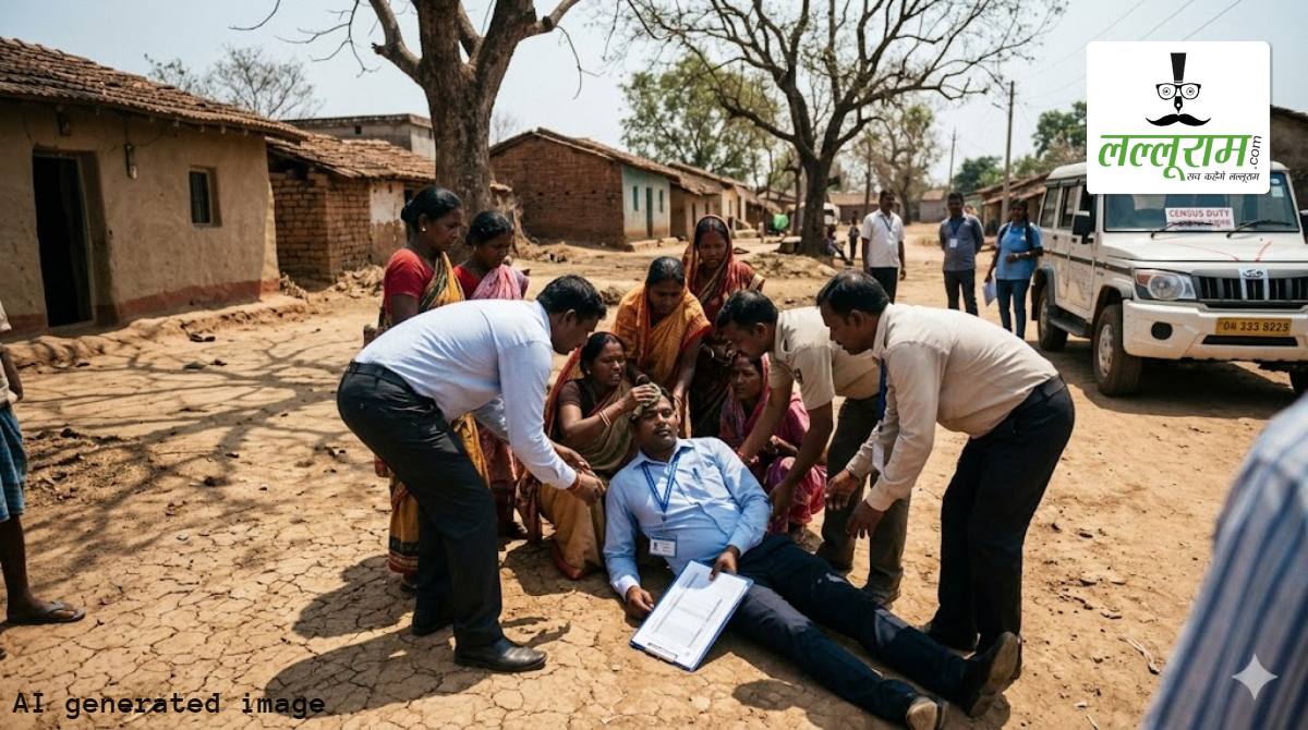 जनगणना ड्यूटी के दौरान शिक्षक की मौत, हीटस्ट्रोक की आशंका, सुरक्षा पर उठे सवाल