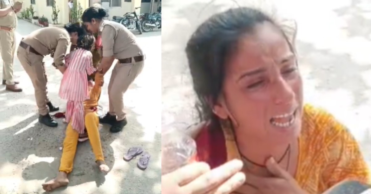 पुलिस मेरी सुन नहीं रही… खाकी की अनदेखी, SP कार्यालय के सामने विधवा महिला ने लगाई न्याय की गुहार