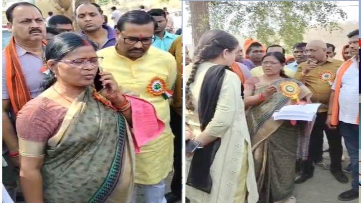 भूमिपूजन कार्यक्रम से नदारद अफसरों पर भड़कीं विधायक उधेश्वरी पैंकरा, कलेक्टर को कार्रवाई करने 24 घंटे का दिया अल्टीमेटम, देखें VIDEO…