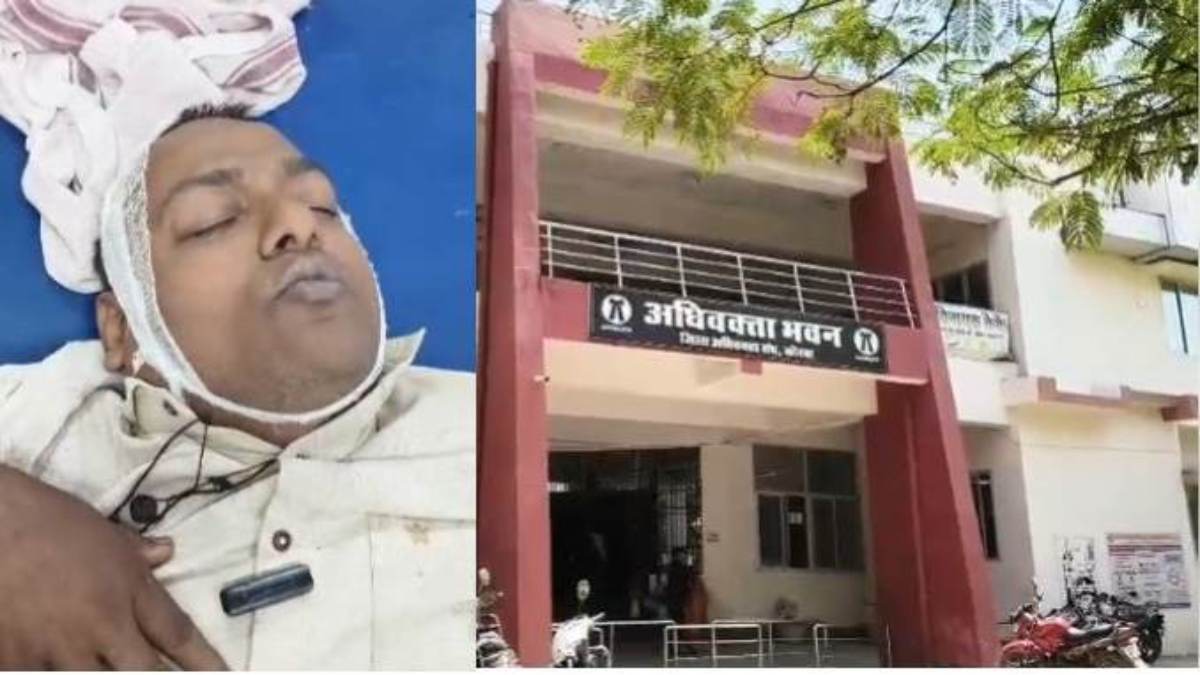 पास्को एक्ट का आरोपी शिक्षक कोर्ट की छत से गिरकर घायल, न्यायालय परिसर से कूदा या पुलिस ने दिया धक्का? घायल आरोपी ने लगाया गंभीर आरोप…
