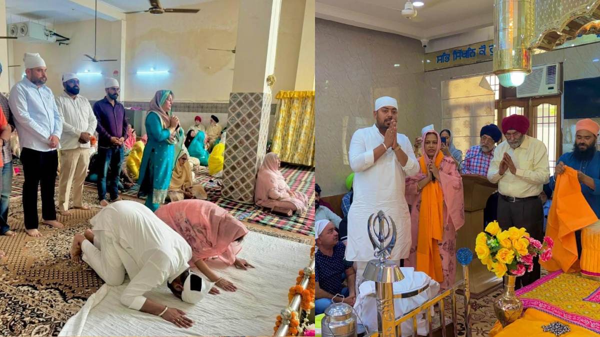 वैशाखी पर्व पर कांग्रेस उपाध्यक्ष रोहित शर्मा ने गुरुद्वारों में टेका मत्था, गुरु साहिब का लिया आशीष