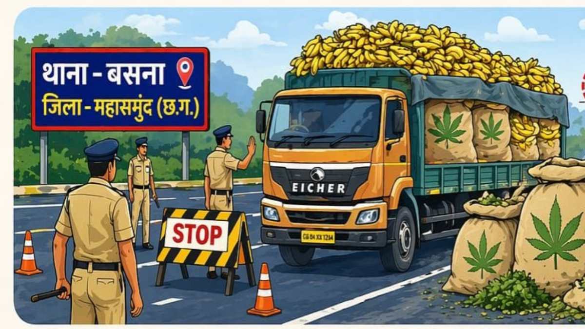 साढ़े चार करोड़ का गांजा जब्त : झारखंड का आरोपी गिरफ्तार, केलाें के बीच छिपाकर कर रहा था तस्करी