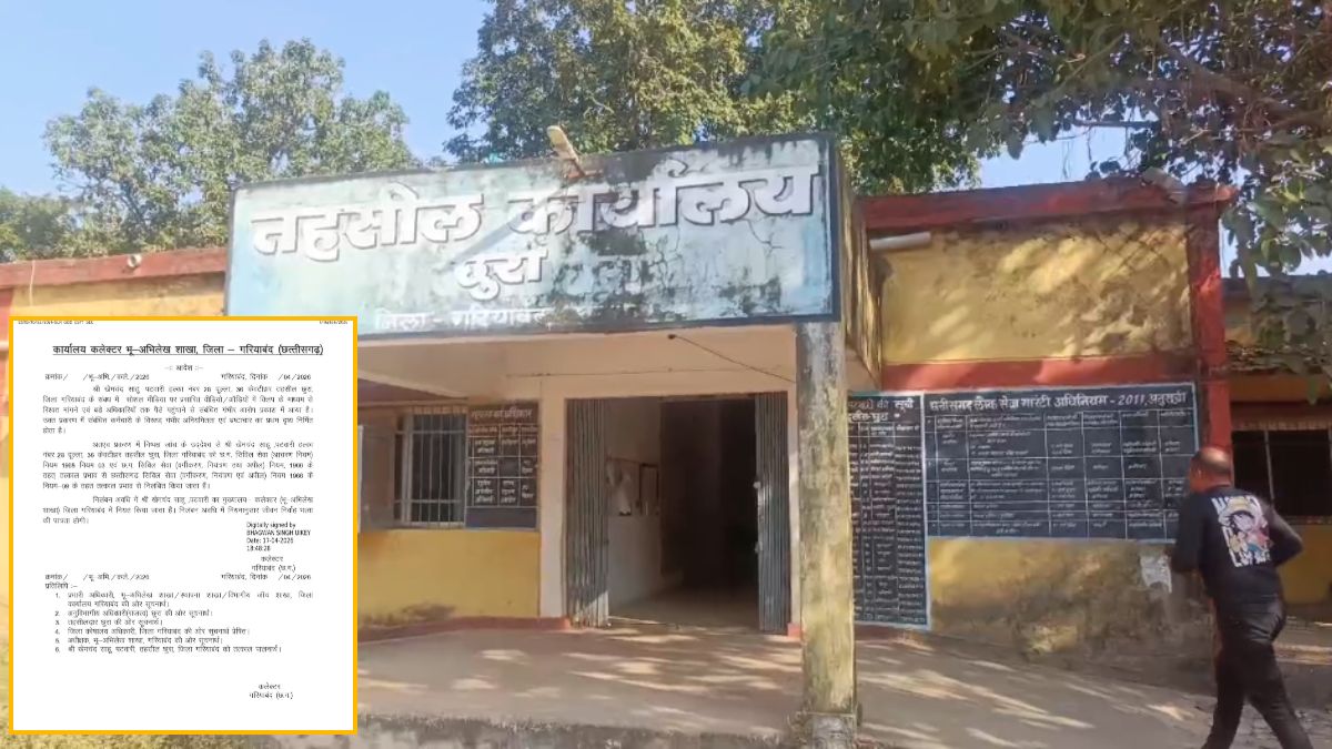 नक्शा पास करने से पहले ‘ठंडी बियर’ और रिश्वत मांगने वाला पटवारी निलंबित, आरआई-तहसीलदार को नोटिस जारी