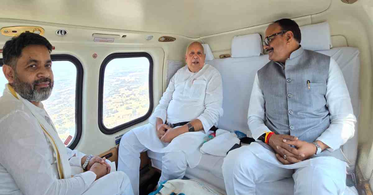 सीएम योगी के निर्देश पर उप मुख्यमंत्री व कृषि मंत्री ने किया हवाई सर्वे, आपदा प्रभावित जनपदों का जाना हाल, प्रभावित किसानों को शीघ्र राहत पहुंचाने के दिए निर्देश