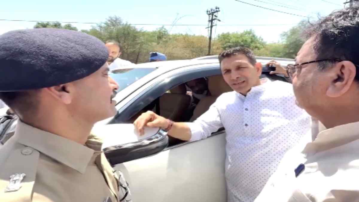 जीतू पटवारी को पुलिस ने रोका: मेले में जाने की नहीं मिली अनुमति, कहा- मुझे रोकने के लिए हजारों की संख्या में…