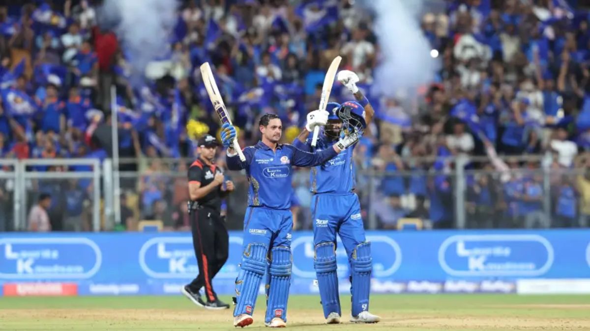 MI vs PBKS IPL 2026 : मुंबई ने पंजाब को दिया 196 रन का लक्ष्य, डी कॉक ने जड़ा नाबाद तूफानी शतक