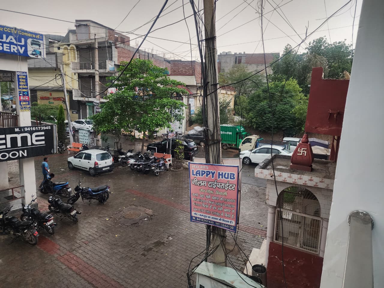 भिवानी में अचानक बदला मौसम, तेज हवाओं के साथ जूई में ओलावृष्टि ,किसानों की बढ़ी चिंता