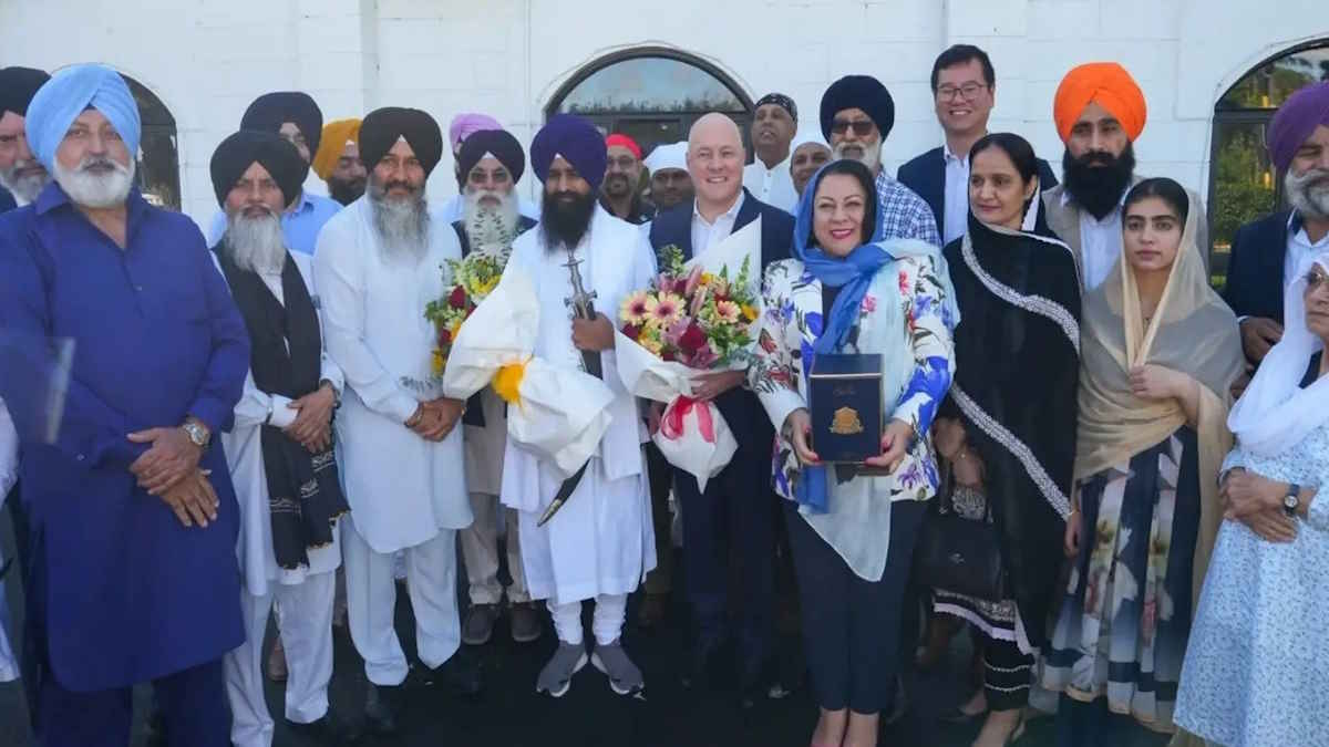 न्यूजीलैंड पीएम क्रिस्टोफर लक्सन ने जत्थेदार गढ़गज से की मुलाकात, सिख समुदाय के योगदान को सराहा