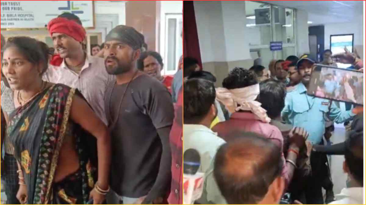 ब्रेन ट्यूमर का ऑपरेशन कराने गई महिला, डॉक्टरों ने पेट में मार दिया चीरा, परिजनों ने अस्पताल में मचाया हंगामा