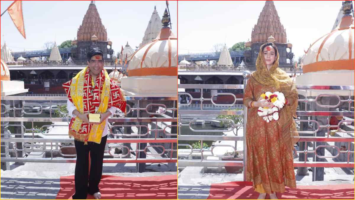 महाकाल के दरबार में पंजाबी सिंगर: दर्शन कर भावुक हुई सुनंदा शर्मा, फैशन डिजाइनर मनीष मल्होत्रा ने भी लिया आशीर्वाद