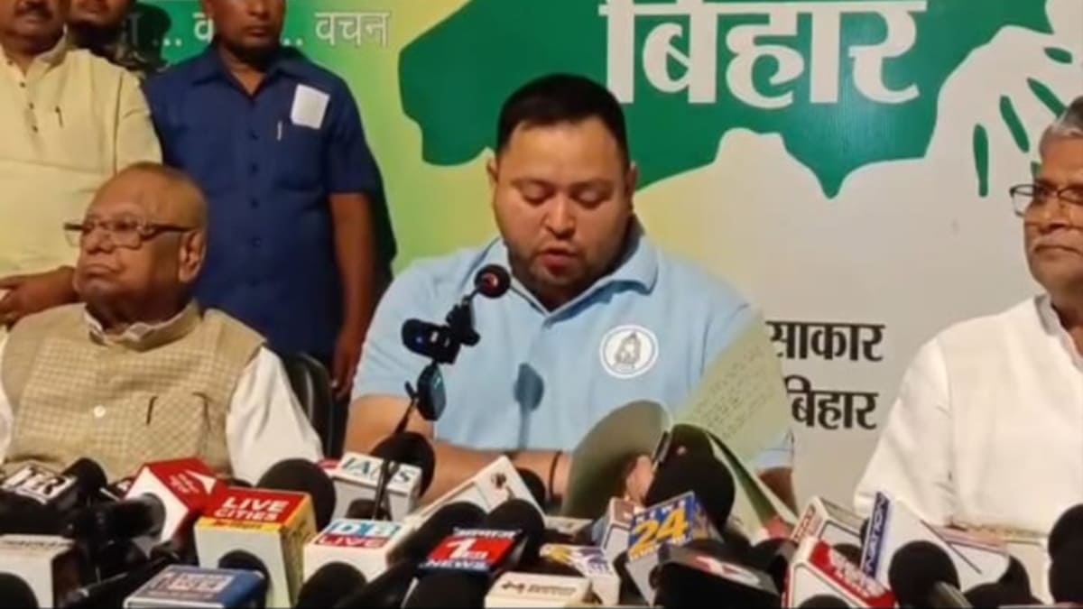 बिहार अब भगवान भरोसे: तेजस्वी ने घेरी एनडीए सरकार, बोले- 6 महीने में दो सीएम देखे, विकास का विजन शून्य