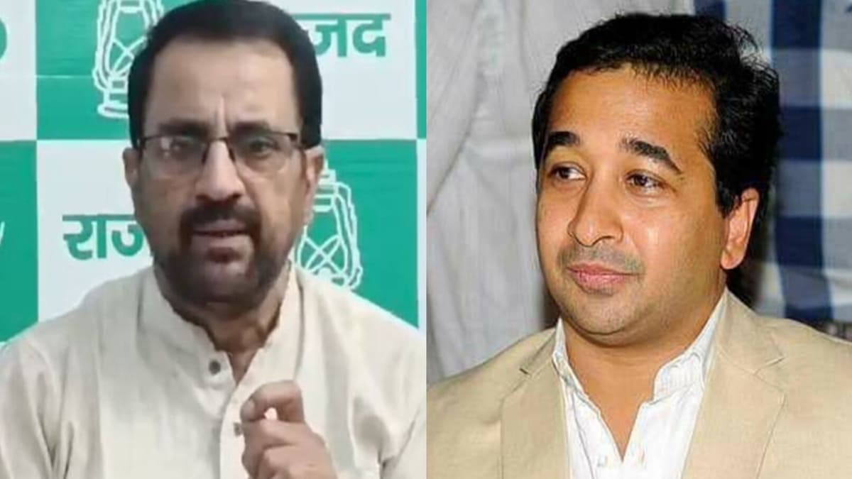 ​नितेश राणे के विवादित बयान पर राजद का तीखा हमला: एजाज अहमद बोले- ‘धार्मिक उन्माद फैलाकर देश को बांटना चाहती है बीजेपी’