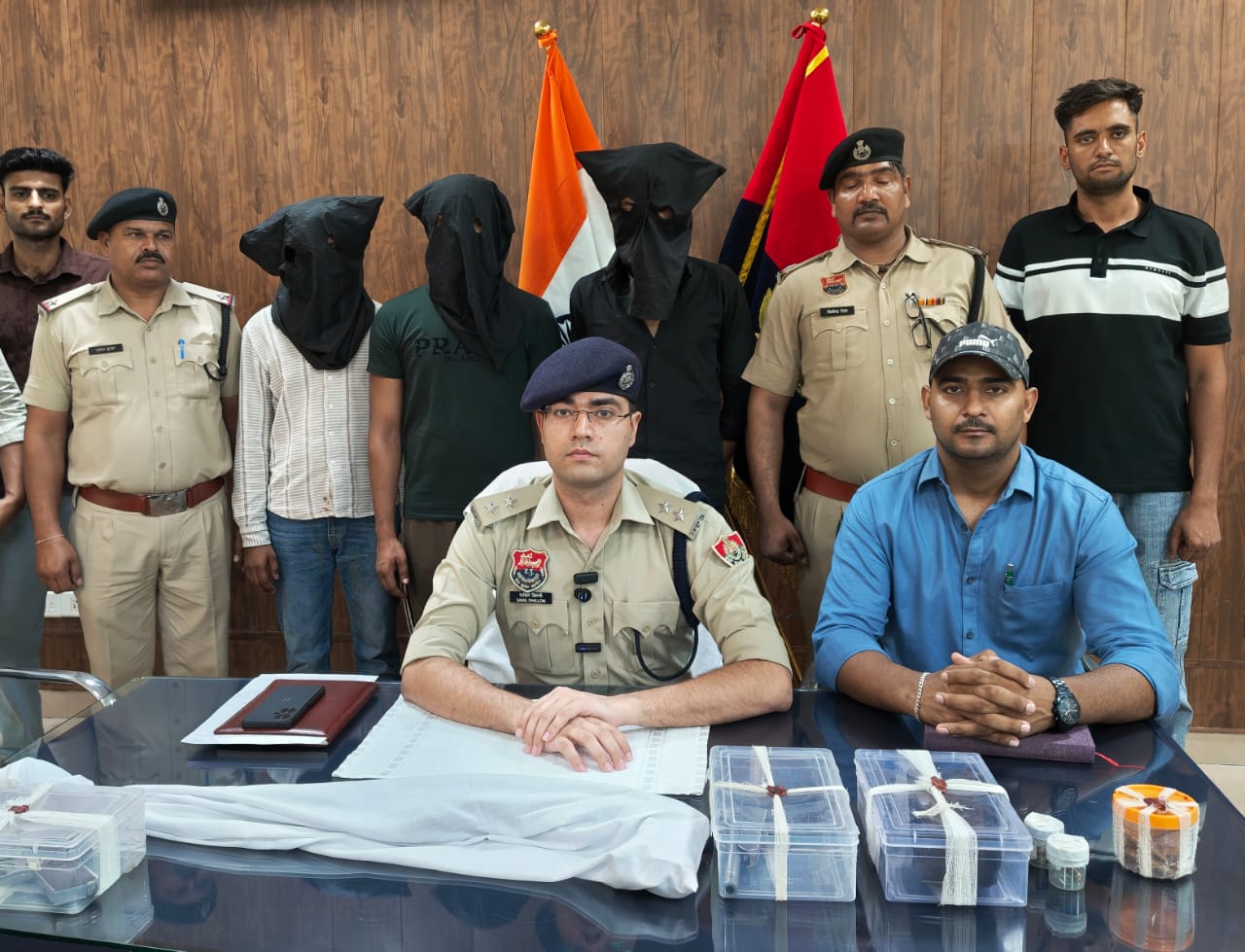 पलवल पुलिस की बड़ी कामयाबी: मुठभेड़ के बाद अंतरराज्यीय गिरोह के 4 बदमाश गिरफ्तार, भारी मात्रा में हथियार बरामद