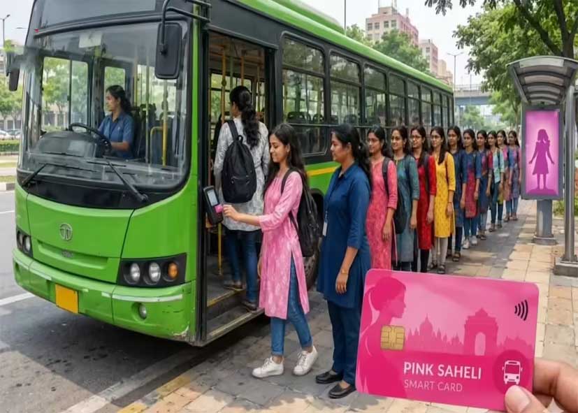 दिल्ली में 8 लाख महिलाओं ने बनवाया ‘पिंक सहेली स्मार्ट कार्ड’, जुलाई से बदल सकता है बस यात्रा सिस्टम
