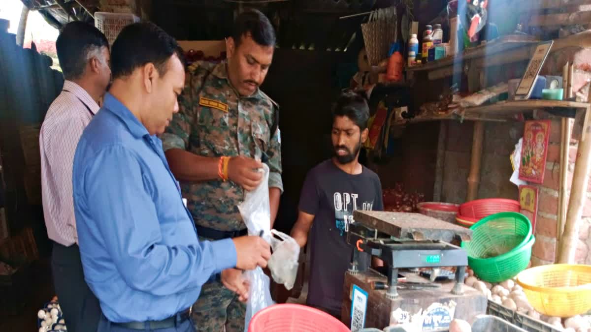 नांगल चौधरी में सिंगल यूज़ प्लास्टिक पर बड़ी कार्रवाई, कई दुकानदारों पर जुर्माना