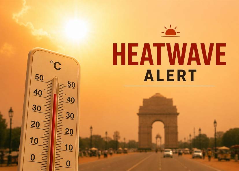 Delhi weather update: दिल्ली में भीषण गर्मी का कहर, 47°C के पार जा सकता है पारा, लू का ऑरेंज अलर्ट जारी