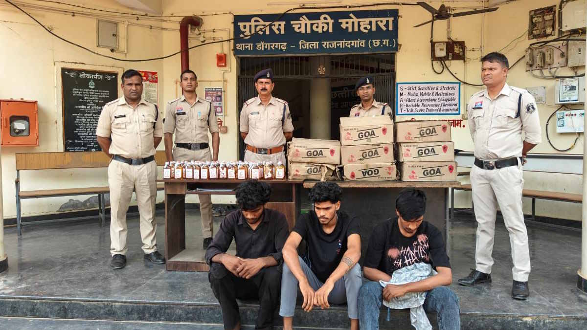 डोंगरगढ़ का शराब सिंडिकेट फिर बेनकाब, नाले किनारे चल रहा था ‘काला कारोबार’, पुलिस की रेड से हड़कंप