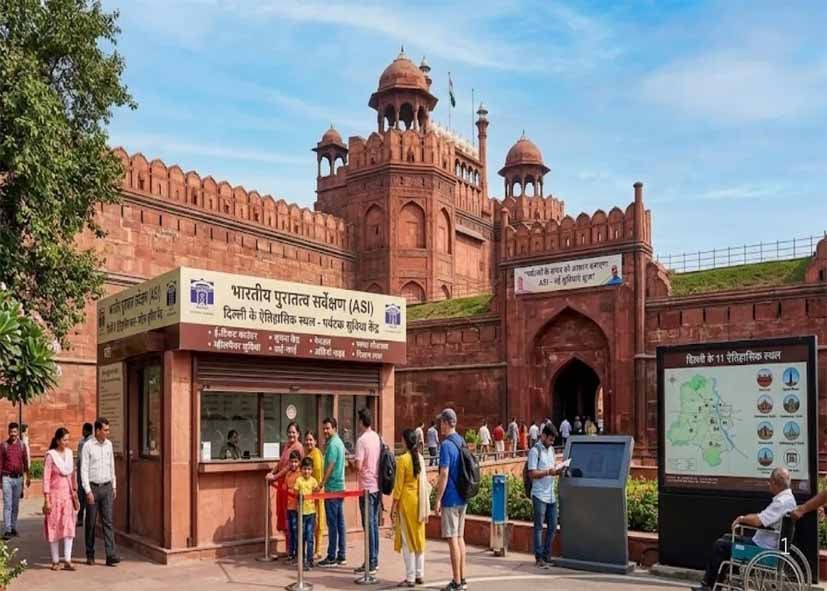 दिल्ली के ऐतिहासिक स्मारकों पर पर्यटकों के लिए नई सुविधा, ASI ने लगाए मोबाइल चार्जिंग पॉइंट