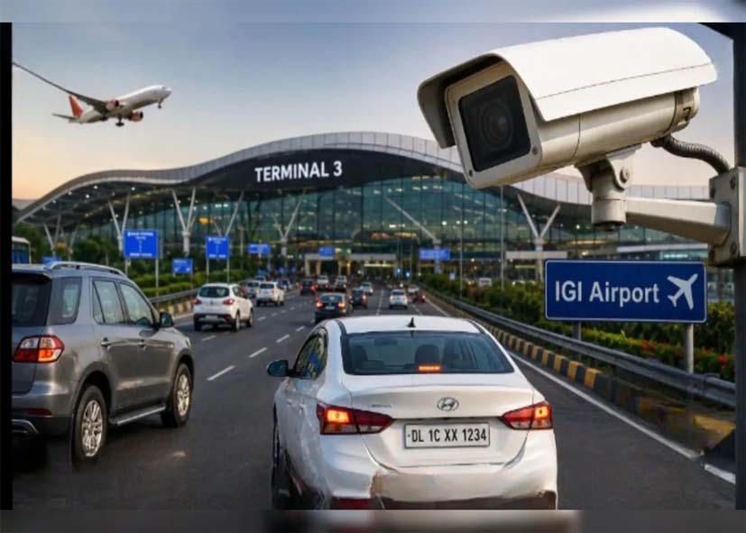 IGI एयरपोर्ट पर ट्रैफिक नियम तोड़ना पड़ेगा भारी, हाईटेक कैमरों से 24 घंटे निगरानी; घर पहुंचेगा ई-चालान