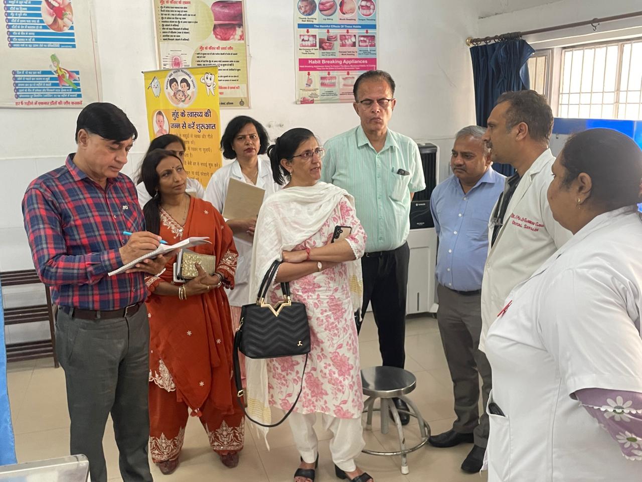 नागरिक अस्पताल नारायणगढ़ का औचक निरीक्षण: CMO अंबाला ने स्वास्थ्य सेवाओं और व्यवस्थाओं की सराहना की