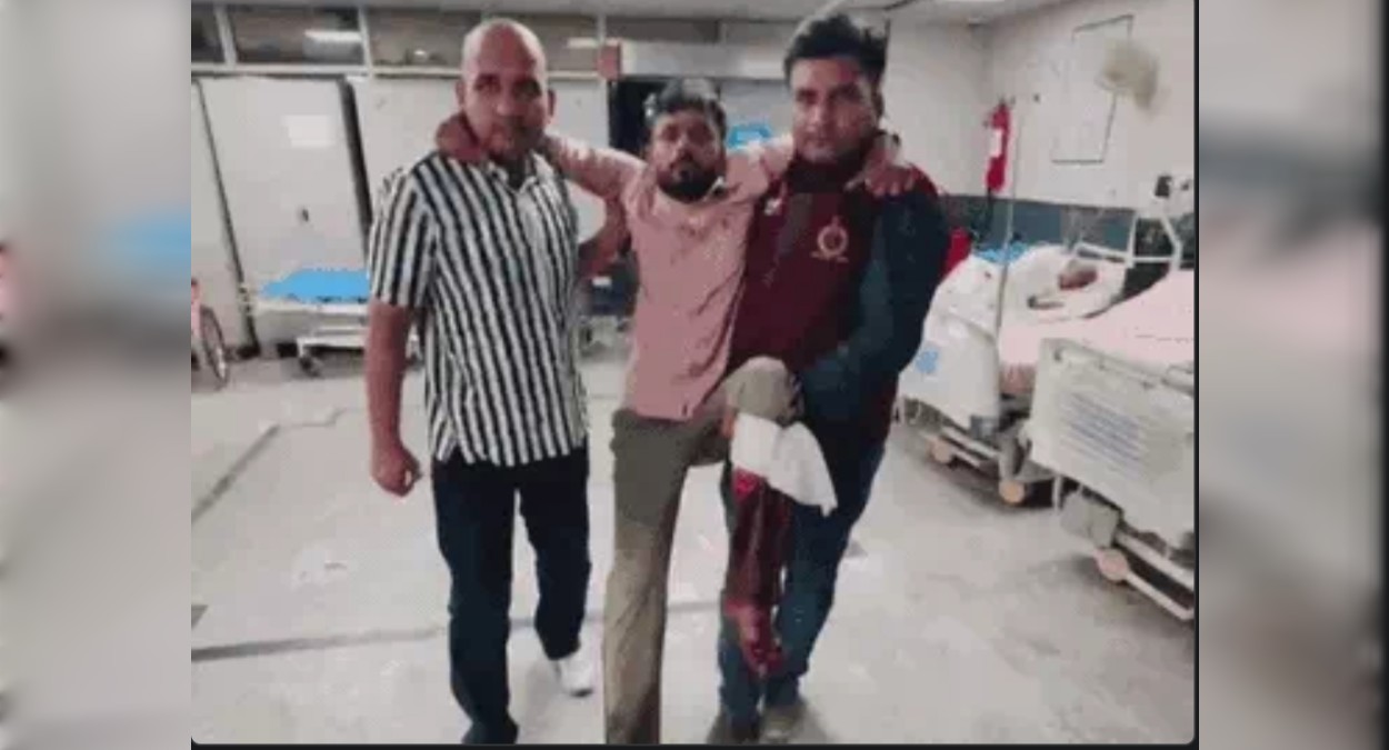 फरीदाबाद में पुलिस और बदमाश के बीच मुठभेड़, बदमाश के पैर में लगी गोली