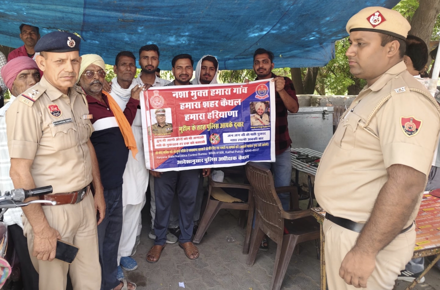 Kaithal Police: कैथल पुलिस ने तेज किया नशा मुक्ति अभियान, गांव-गांव जाकर युवाओं को कर रहे जागरूक