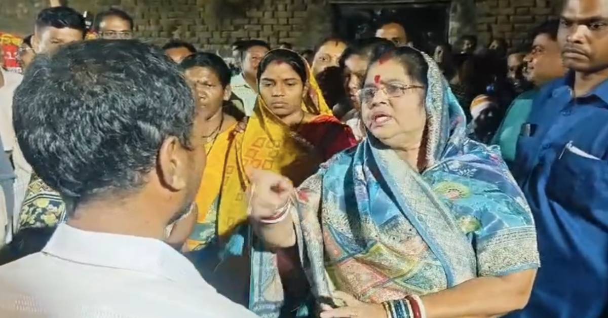 शराबियों को विधायक ने लगाई फटकार: महिलाओं ने फूल माला पहनाकर जताया विरोध, शर्मिंदा होकर वापस लौटे शराबी