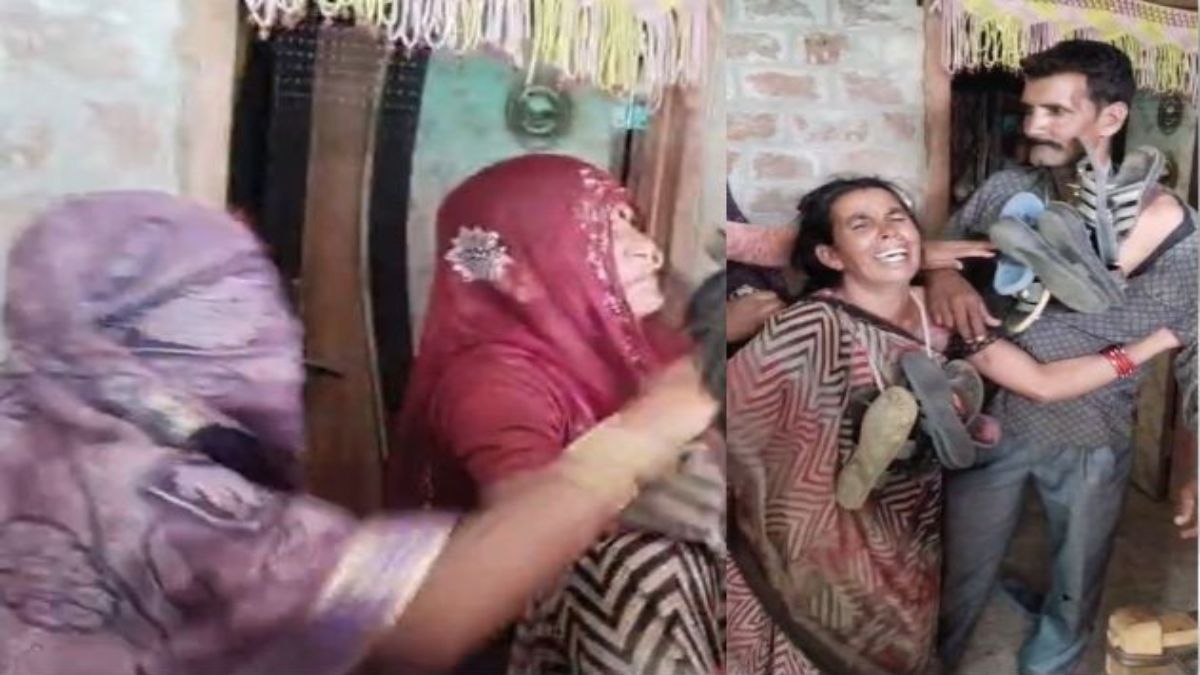 तालिबानी सजा: सगाई से इनकार किया तो दंपती का अपहरण कर पीटा, जूते-चप्पलों की पहनाई माला, वीडियो वायरल